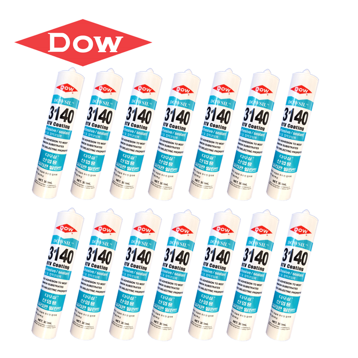 x14 Pack - Dow DOWSIL (FORMERLY DOW CORNING) 3140 RTV Coating Adhesive Silicone Sealant 300ml
