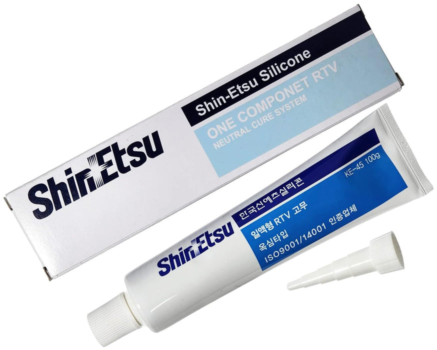 Shin-Etsu / ShinEtsu KE-45 KE-45W Silicone One Component RTV 100g ** WHITE