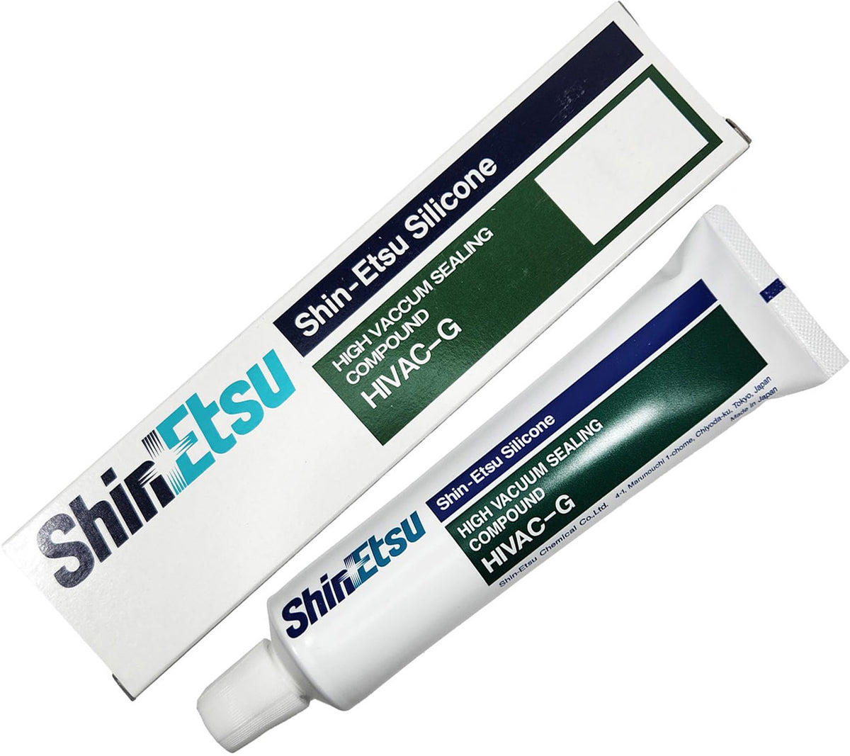 Produktbild von ShinEtsu HIVAC-G Hochvakuum-Dichtfett – 100 G, 10⁻⁶ Torr, Hitze- Und Oxidationsbeständig, Silikonbasis